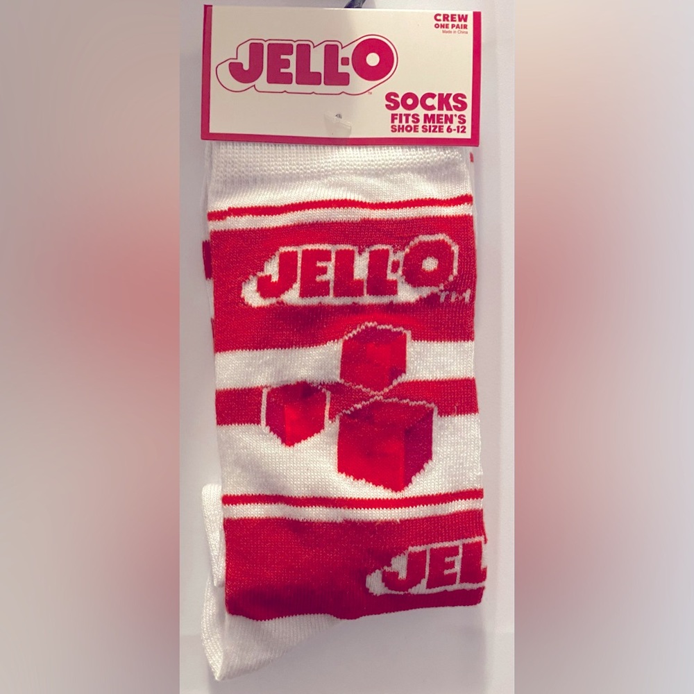 Fun Novelty Socks Featuring Jello Brand